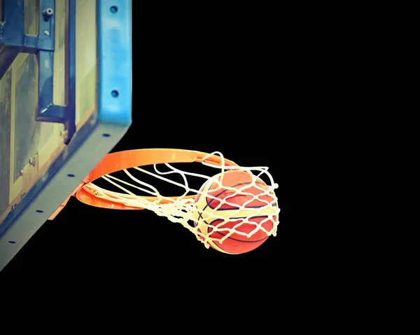 Shoot hoops after the shooting magic — Stock Photo, Image