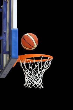 çekim ve siyah arka plan sonra basket