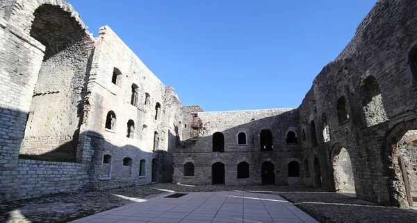 Asiago VI Italia antica fortezza della prima guerra mondiale chiamata Forte Int — Foto Stock