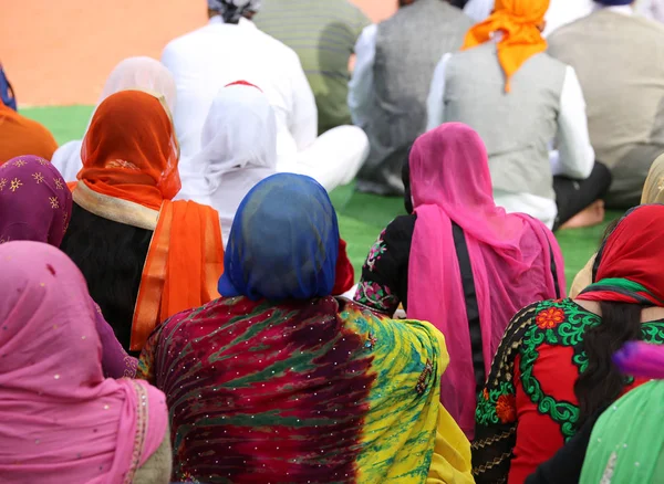 Personer Sikh med huvudduk under evenemanget — Stockfoto