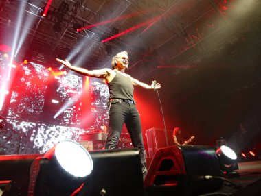 Padua Padova, Pd, İtalya - 29 Şubat 2017: Litfiba İtalyan Rock B