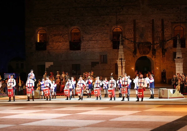 Padua Padova, PD, Italy - March 29, 2017: Piero Pelu the vocali