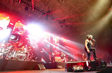 Padua Padova, Pd, İtalya - 29 Şubat 2017: Litfiba İtalyan Rock B