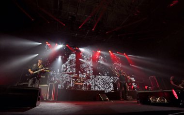 Padua Padova, Pd, İtalya - 29 Şubat 2017: Litfiba İtalyan Rock B