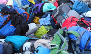 sırt çantası ve sonra yaz kampı boyscout torba