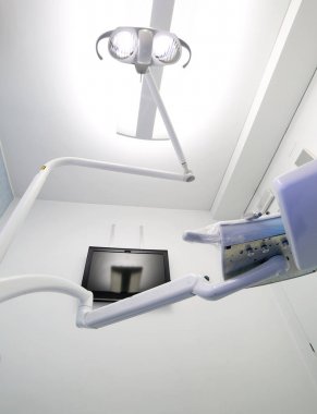 Konu içinde fotoğraflandı bir diş kliniği odanın iç