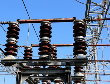 devre kesiciler güç p yüksek gerilim elektrik hatları