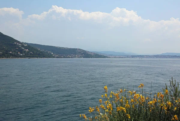 Mar Adriático no norte da Itália e no Golfo de Trieste — Fotografia de Stock