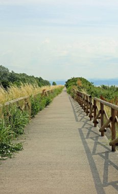 Kimse doğa rezerv olmadan uzun bisiklet yolu