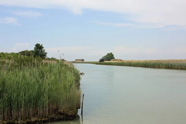 Italian river Isonzo which was the scene of the battle during th — Stock Photo, Image