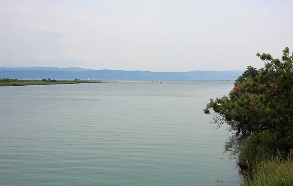 Savaş Düriye sahne oldu Isonzo Nehri'nin ağzında — Stok fotoğraf