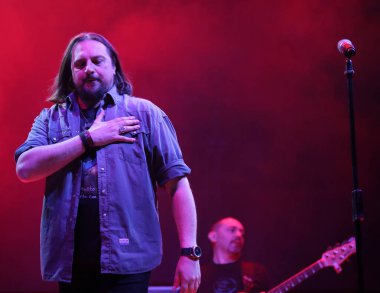 Bassano del Grappa, VI, İtalya - 29 Nisan 2017: Cilloni Yuri. 