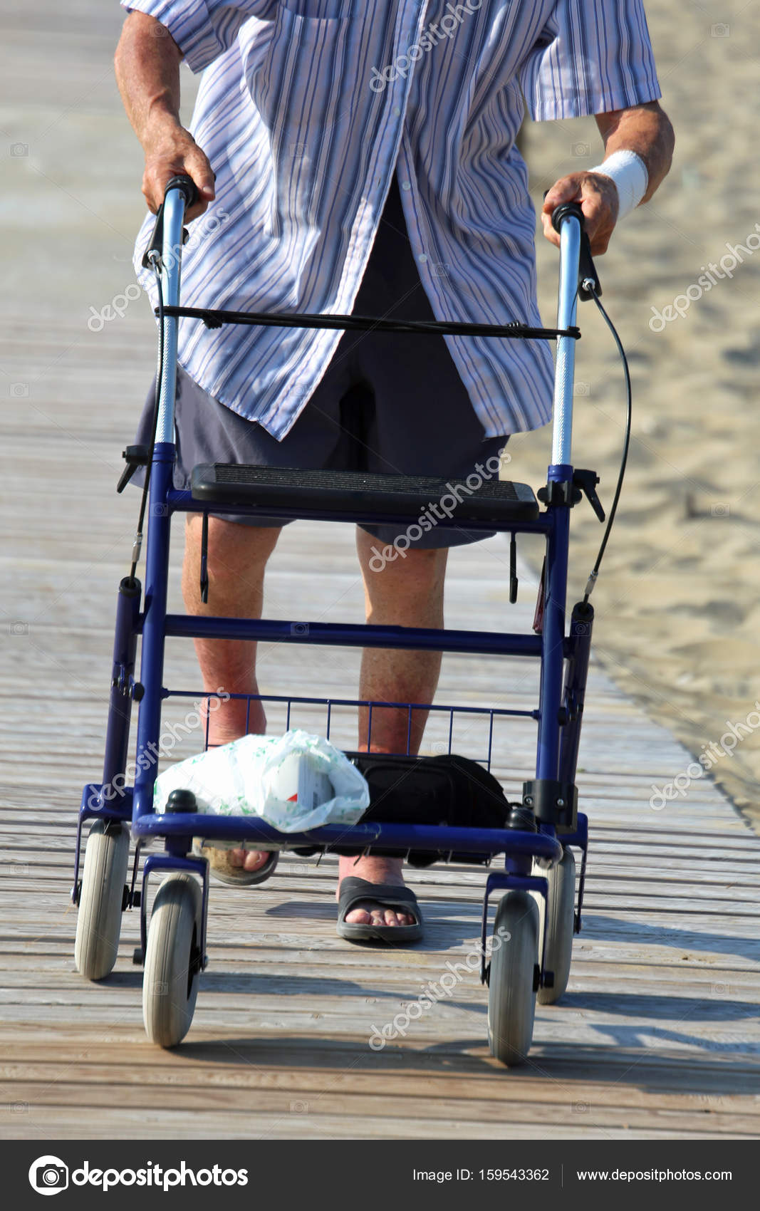 baby old man walker
