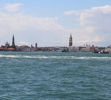 Muhteşem çan kulesi, San Marco Venedik İtalya