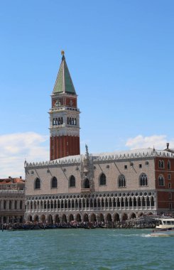 Venedik İtalya Campanile Saint Mark ve Ducal Sarayı fotoğraf