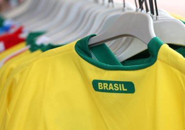 Futbol t-shirt Brasil Brezilya Yani metinle