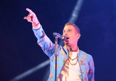 Vicenza, VI, Italia - September 5, 2017: Live Concert GABBANI FR