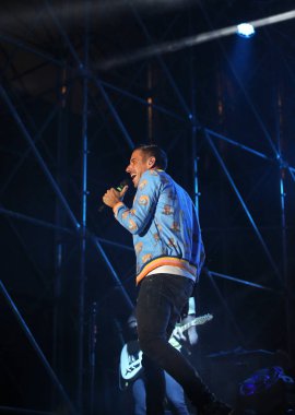 Vicenza, VI, Italia - September 5, 2017: Live Concert GABBANI FR