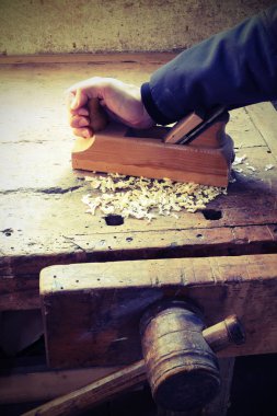 marangozluk çalışma carpenter ile tezgah