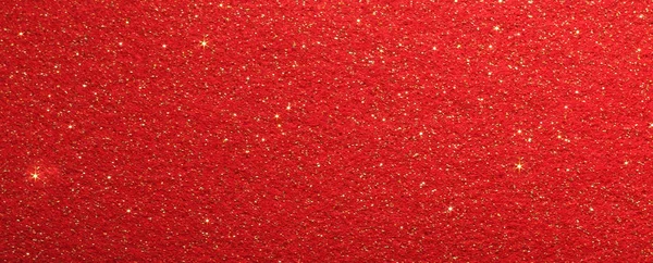 Sfondo rosso scintillante con stelle in oro lucido — Foto Stock