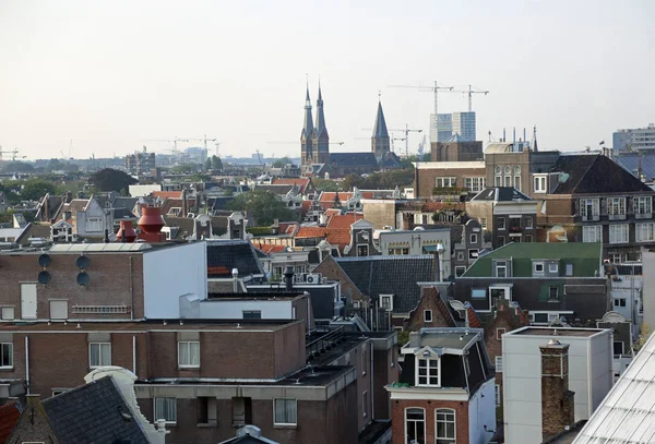 Το πανόραμα της πόλης του Άμστερνταμ, στην Ολλανδία — Φωτογραφία Αρχείου