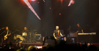 Padova, Pd, İtalya - 20 Ekim 2017: Live konser Luc kapalı