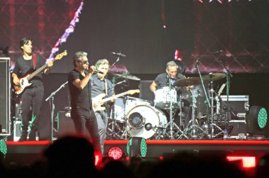 Padova, Pd, İtalya - 20 Ekim 2017: Live konser Luc kapalı