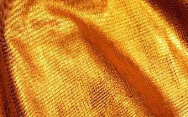 Tessuti con colore dorato di pezzi di lavorazione del cuoio — Foto Stock