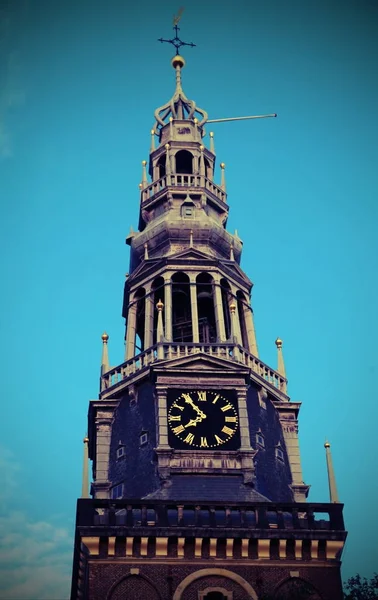 Old Church called Oude Kerk in Amsterdam — Stock Photo, Image