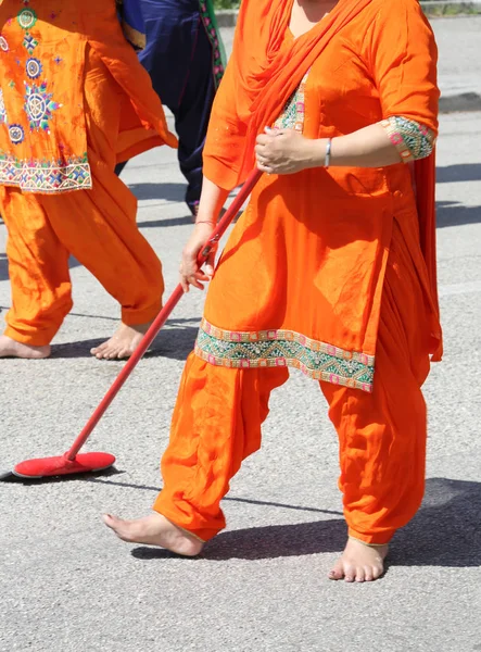 Сикхів релігії жінка під час церемонії — стокове фото