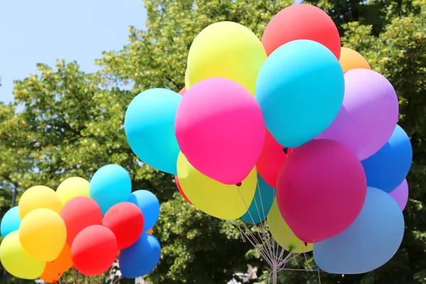 Colorful balloons for the party — Stock Photo, Image