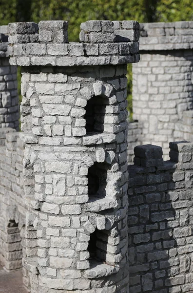 城堡模型塔 — 图库照片