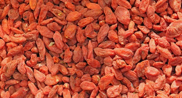 Background of red ripe goji berries — Stock Photo, Image