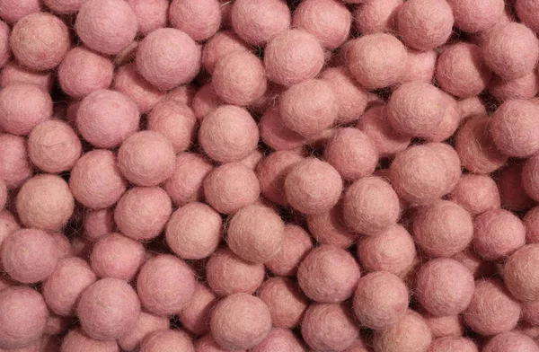 Achtergrond van de roze bal van wol — Stockfoto