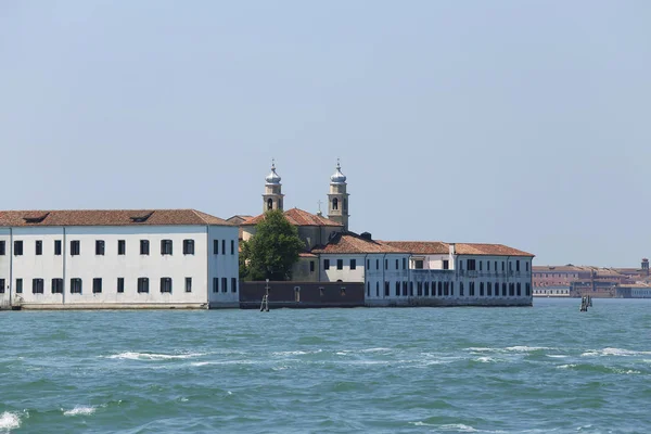 Isola di San Servolo denilen Venedik ada — Stok fotoğraf