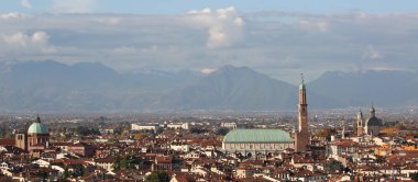 Vicenza şehir İtalya ve anıt Basilica Palladian adıyla
