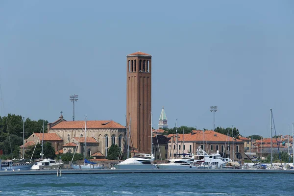 çan kulesi Saint Elena Island of Venedik İtalya ve th tekne