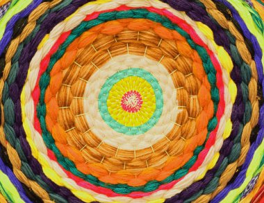 bir hedef oluşturmak için çemberler yapılmış dokuma kumaşlar ve kablosuz