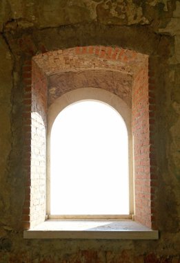 eski bir kale parlak pencere