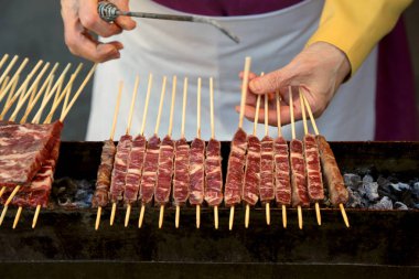 et kuzu Arrosticini İtalyanca dil denilen bir c olduklarını