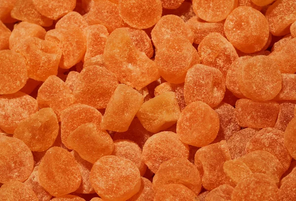 Doces com sabor de laranja açucarada — Fotografia de Stock