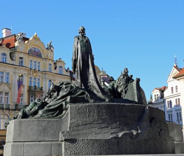 Jan Hus Prague, Çek Cumhuriyeti - 23 Ağustos 2016: Memorial