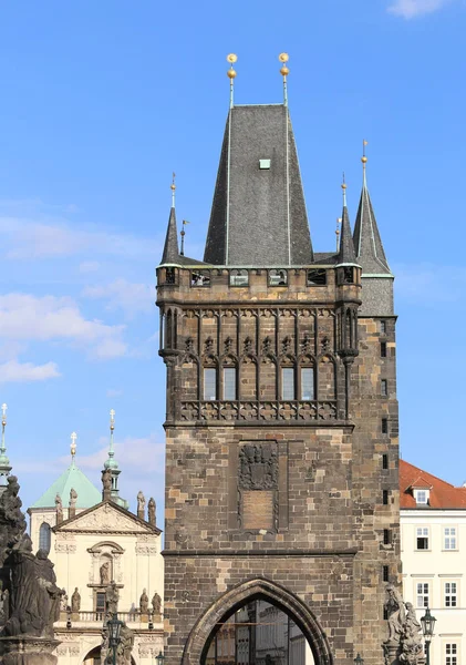 Prag, Tschechische Republik - 23. August 2016: Alter Turm auf Charl — Stockfoto
