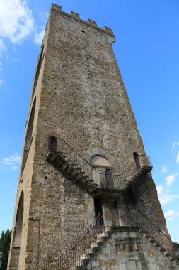Torre San Niccolo İtalyanca olarak denilen Floransa İtalya eski kule