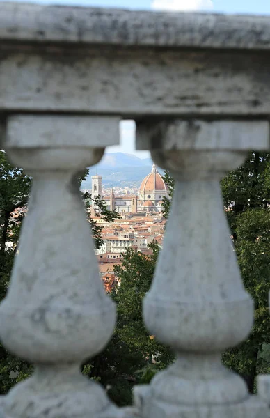 Vue de la balustrade de FLORENCE en Italie — Photo
