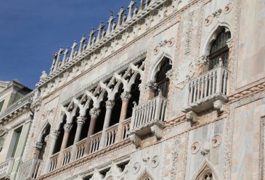 Venice, İtalya - 31 Aralık 2015: architectonic detay