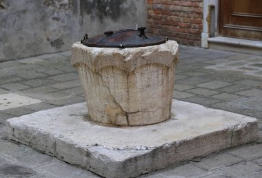 eski iyi mermer Venedik İtalya