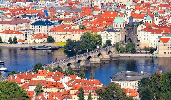 Prag Tjeckien Republiken panoramautsikt — Stockfoto