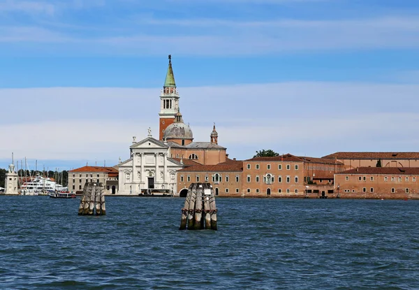 Venecia Italia Iglesia de San Jorge Callled San Giorgio en italiano —  Fotos de Stock