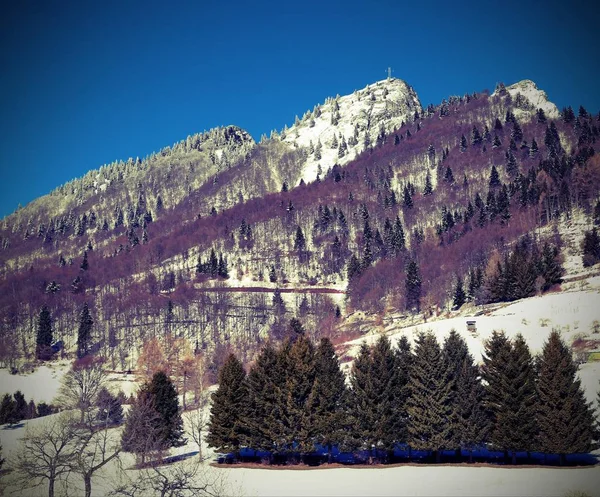 Hegyi nevű Tonezza Spitz, Olaszország — Stock Fotó